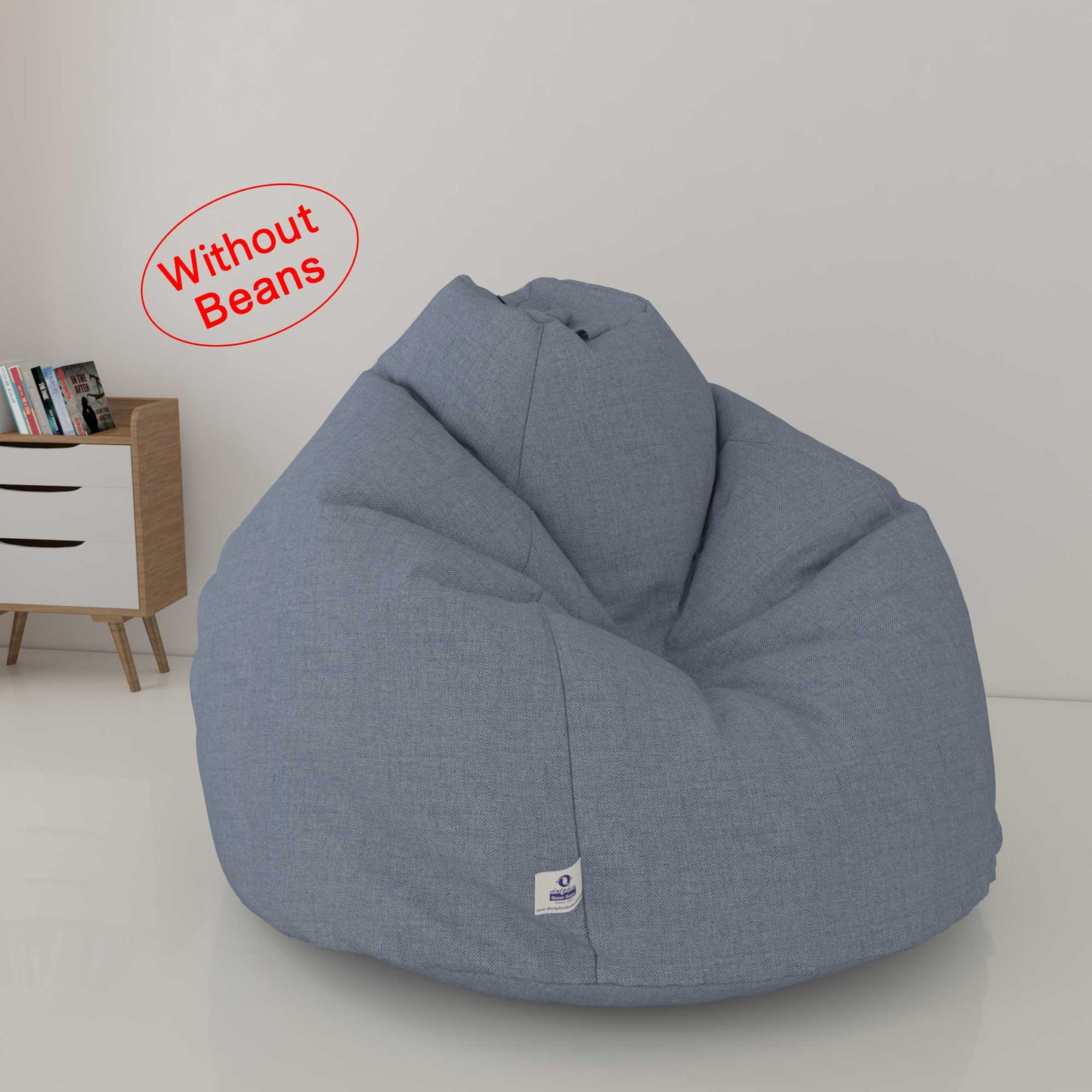 Bean Bag Cover:- XL DENIM BEAN BAG- WASHABLE (COVER)