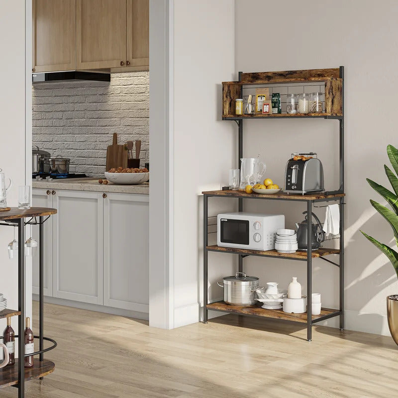 kitchen racks: 31.5'' Steel Standard Baker's Rack