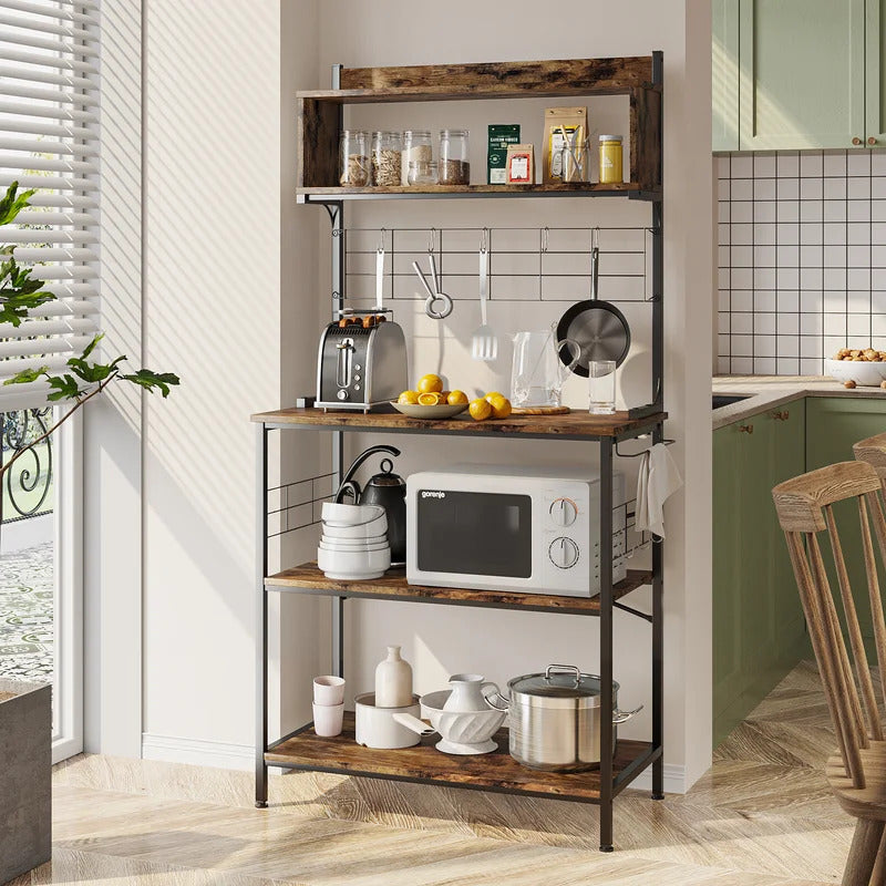 kitchen racks: 31.5'' Steel Standard Baker's Rack