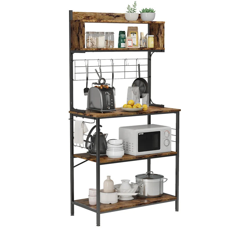 kitchen racks: 31.5'' Steel Standard Baker's Rack