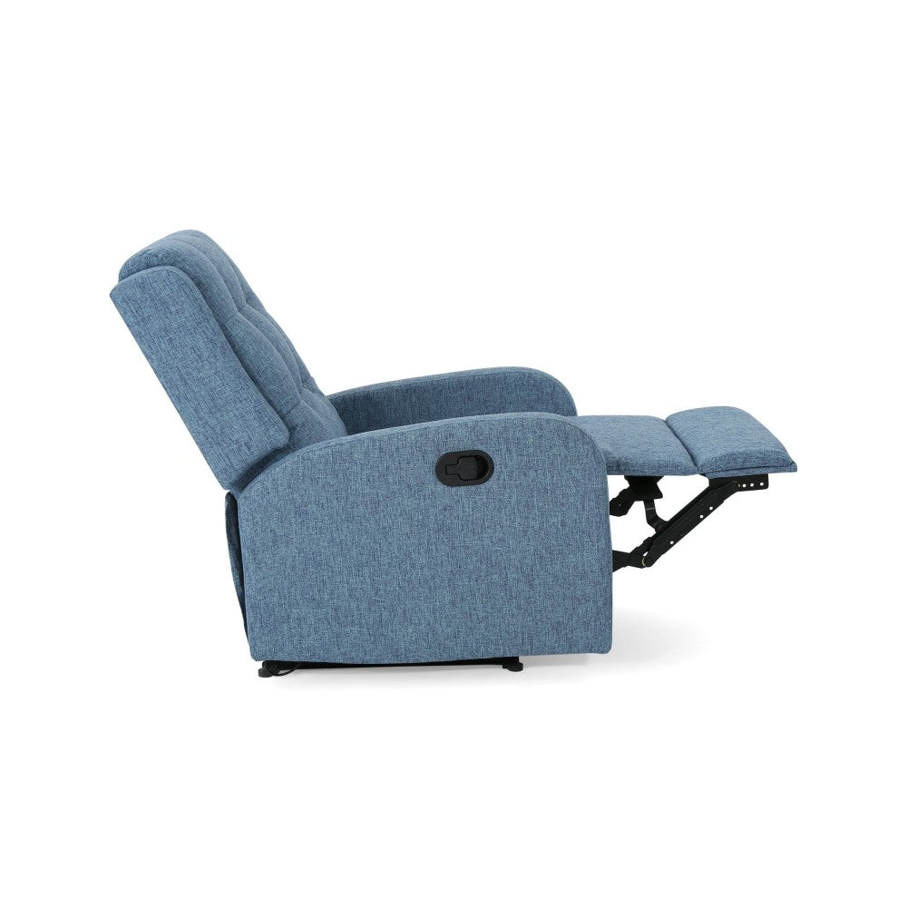1 Seater Sofa Set: Adrano Upholstered Fabric Recliner