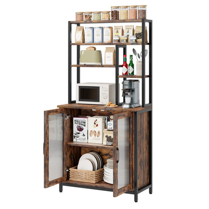 Kitchen Rack: 15.7'' Metal Baker's Rack with Microwave Compatibility