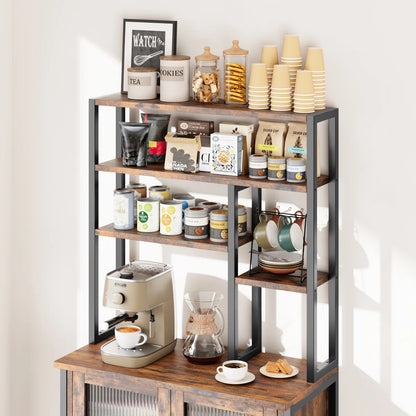 Kitchen Rack: 15.7'' Metal Baker's Rack with Microwave Compatibility