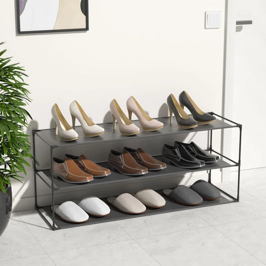 Shoe Rack: 15 Pair Stackable Shoe Rack