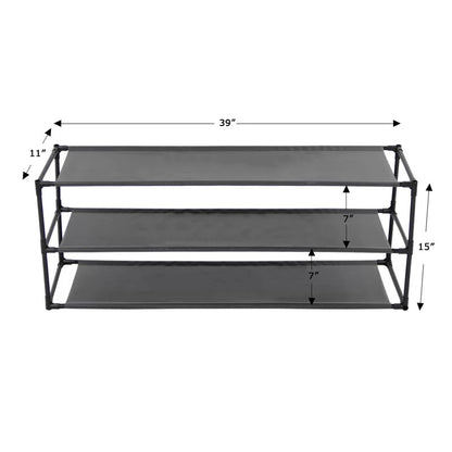 Shoe Rack: 15 Pair Stackable Shoe Rack