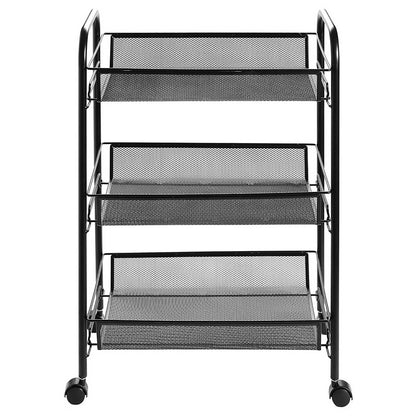 Kitchen Racks: 17.3" iron baker’s rack with microwave shelf, compact storage for kitchens or apartments