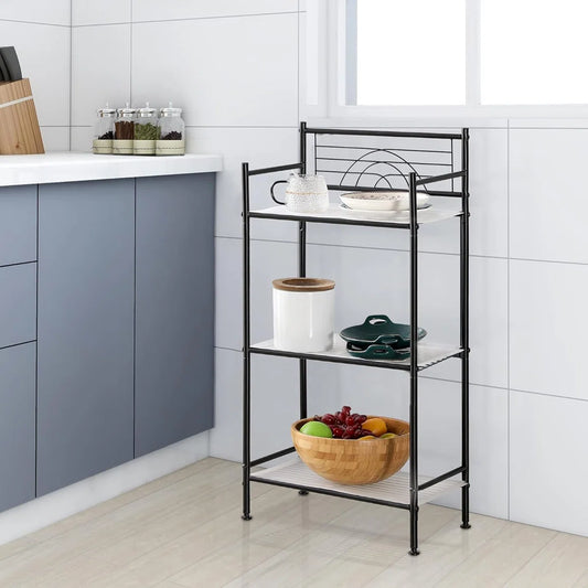 Kitchen Rack: 17.3'' W Steel Storage Rack