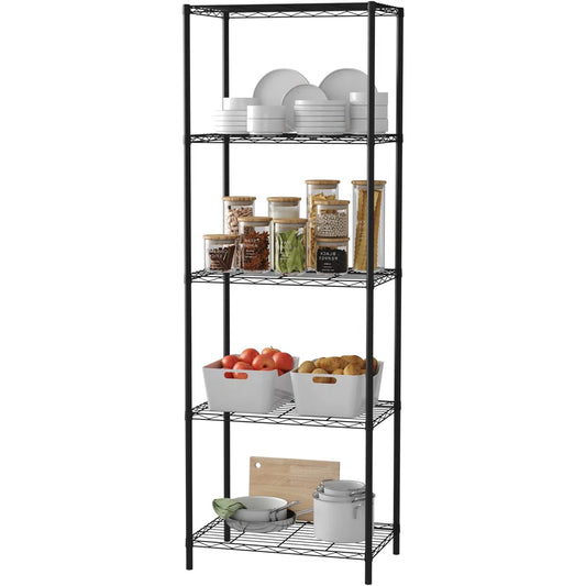 Kitchen Rack: 21'' W Steel Shelving Unit