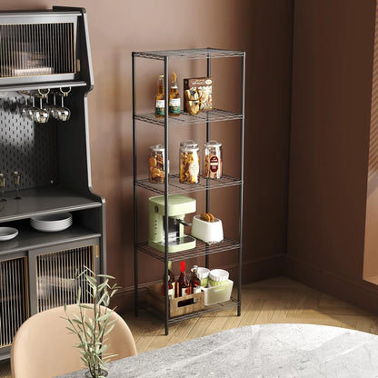 Kitchen Rack: 21'' W Steel Shelving Unit