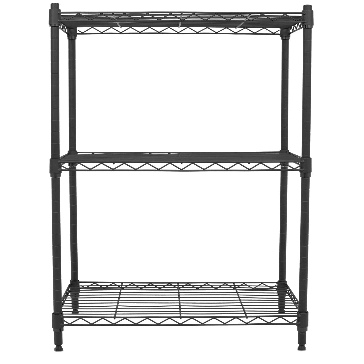 Kitchen Rack: 23.25" W Metal Shelving Unit with Adjustable Height
