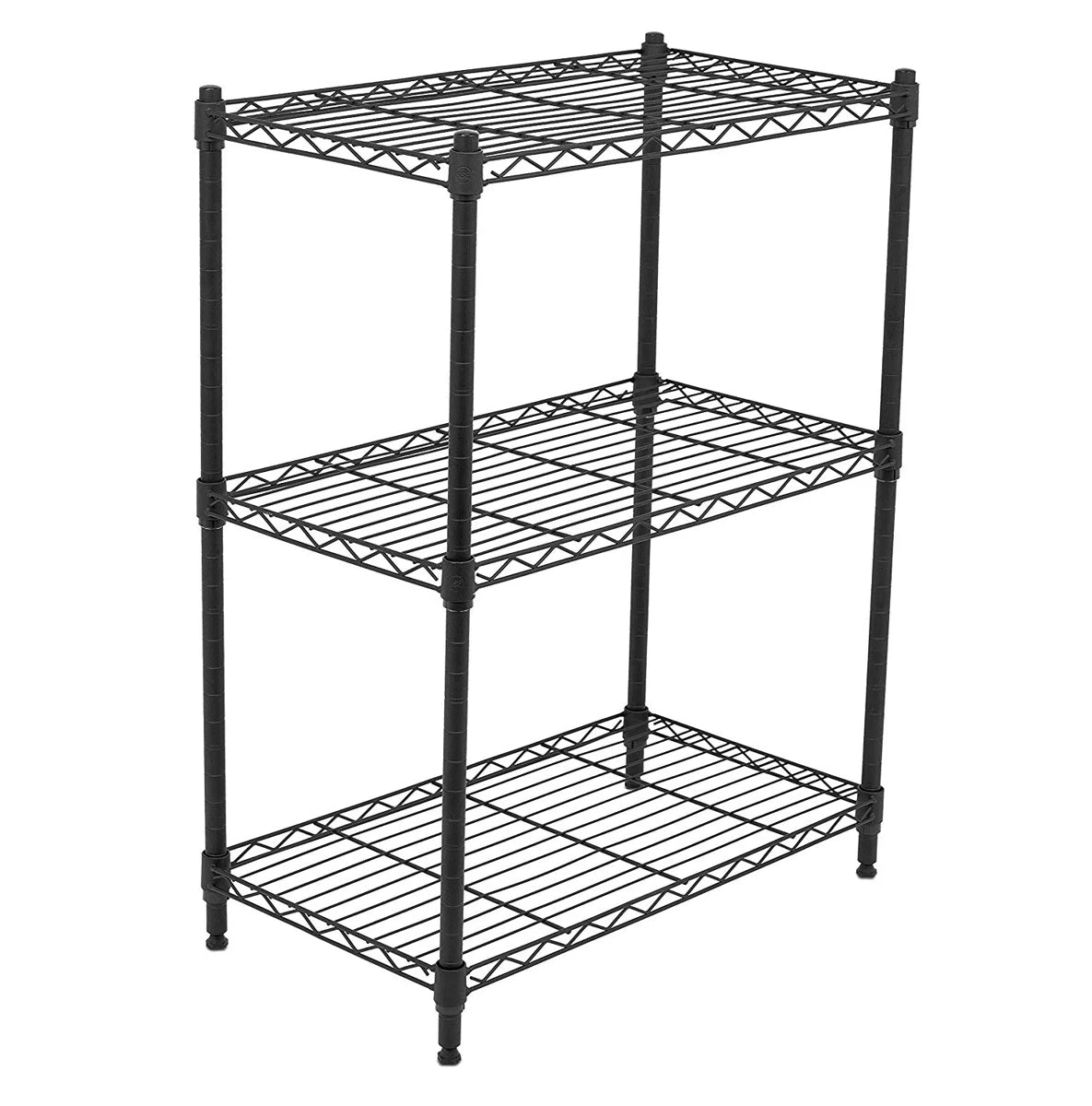 Kitchen Rack: 23.25" W Metal Shelving Unit with Adjustable Height
