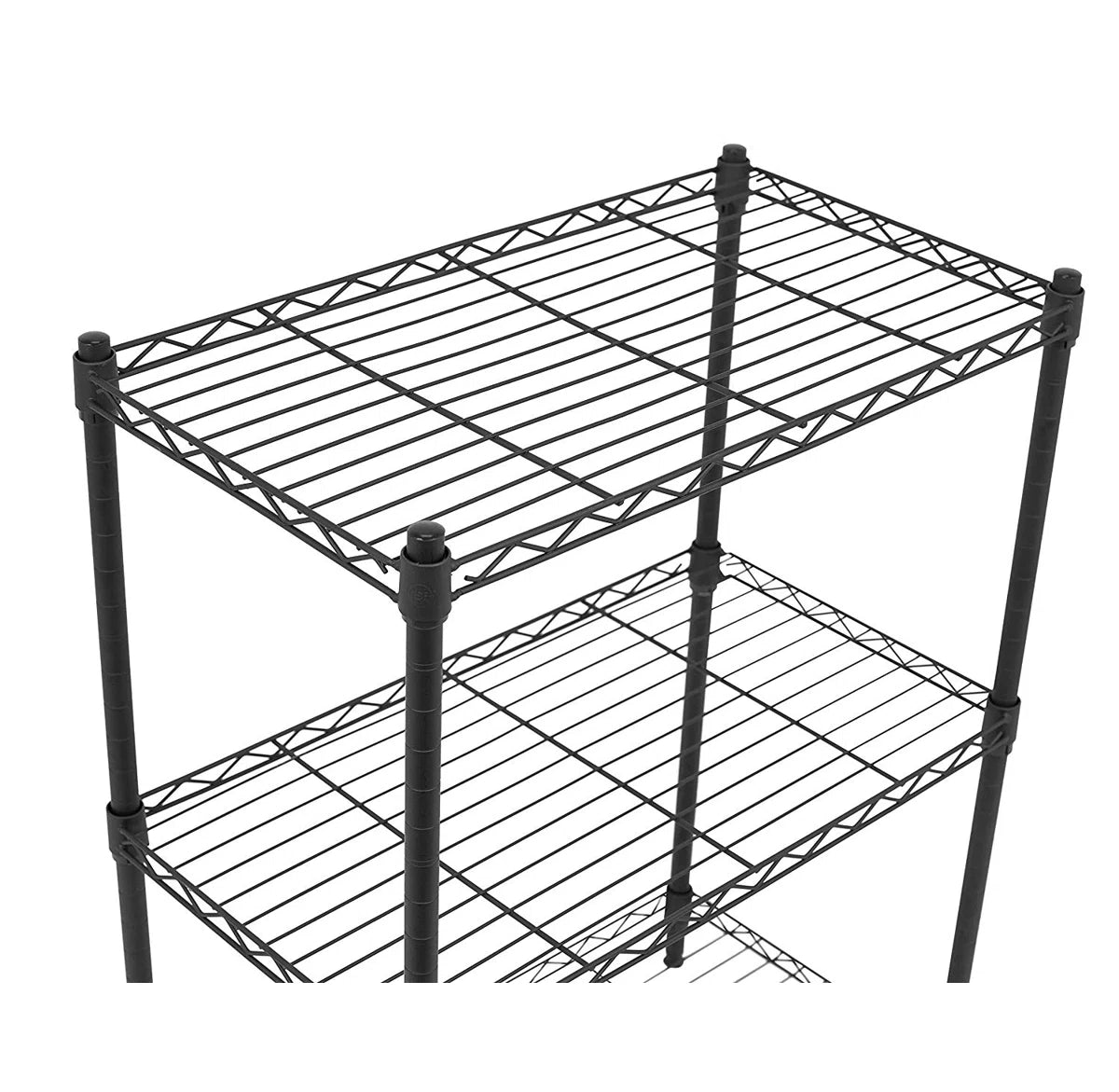 Kitchen Rack: 23.25" W Metal Shelving Unit with Adjustable Height