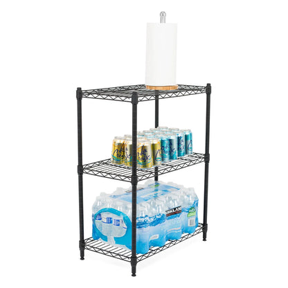 Kitchen Rack: 23.25" W Metal Shelving Unit with Adjustable Height