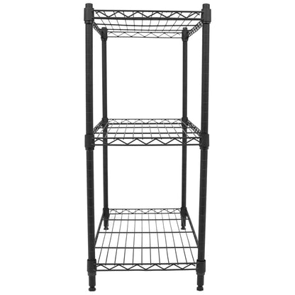 Kitchen Rack: 23.25" W Metal Shelving Unit with Adjustable Height