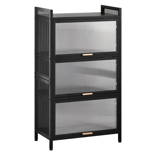 Kitchen Rack: 23.62'' Metal Standard Baker's Rack with Microwave Compatibility