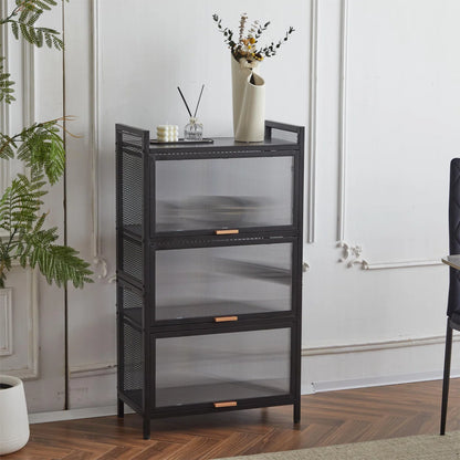 Kitchen Rack: 23.62'' Metal Standard Baker's Rack with Microwave Compatibility