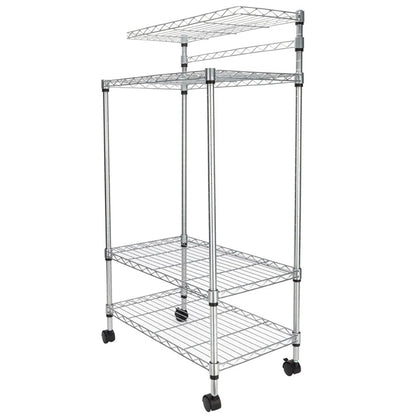 Kitchen Rack: 23.62'' Stainless Steel Standard Baker's Rack with Microwave Compatibility