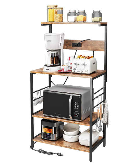 Kitchen Rack: 23.6'' Wood Standard Baker's Rack