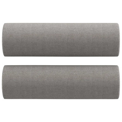 3 Seater Sofa: 3-Seater Sofa with Pillows & Cushions 82.7" Fabric