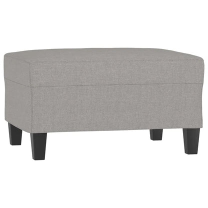 3-Seater Sofa with Footstool 82.7" Fabric