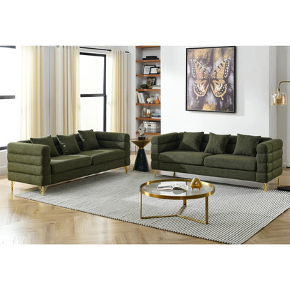 7 Seater Sofa Set: Modern 3+3 Seater Combination Sofa Set