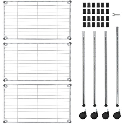 Kitchen Rack: 3-Shelf Shelving Unit