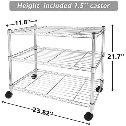 Kitchen Rack: 3-Shelf Shelving Unit