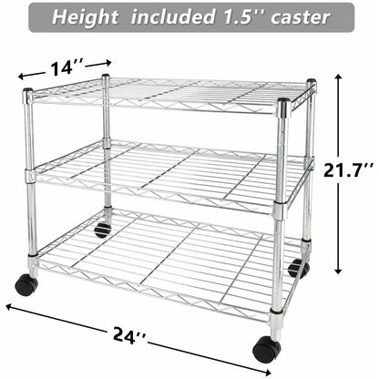 Kitchen Rack: 3-Shelf Shelving Unit