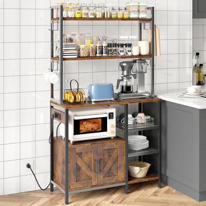 Kitchen Rack: 30'' Metal Baker's Rack with Microwave Compatibility