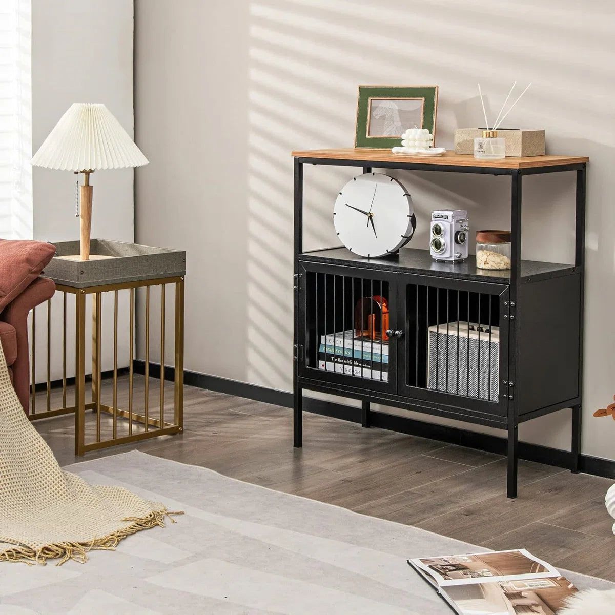 Kitchen Rack: 31.5'' Iron Standard Baker's Rack