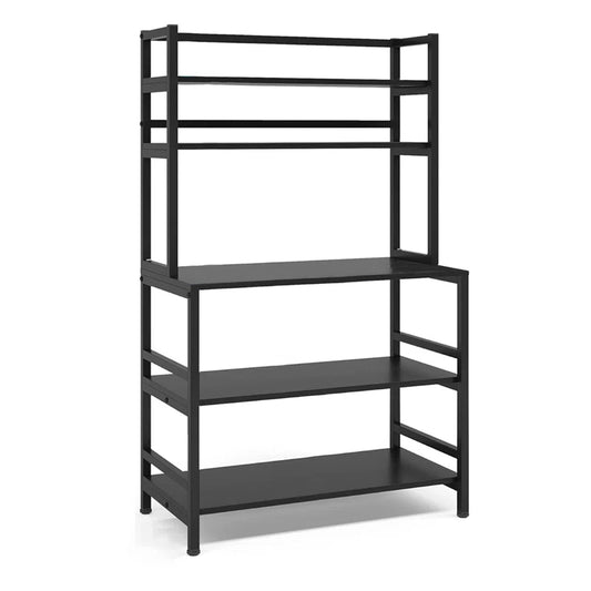 Kitchen Rack: 31.5'' Standard Baker's Rack made of Stainless Steel that is Compatible with Microwave