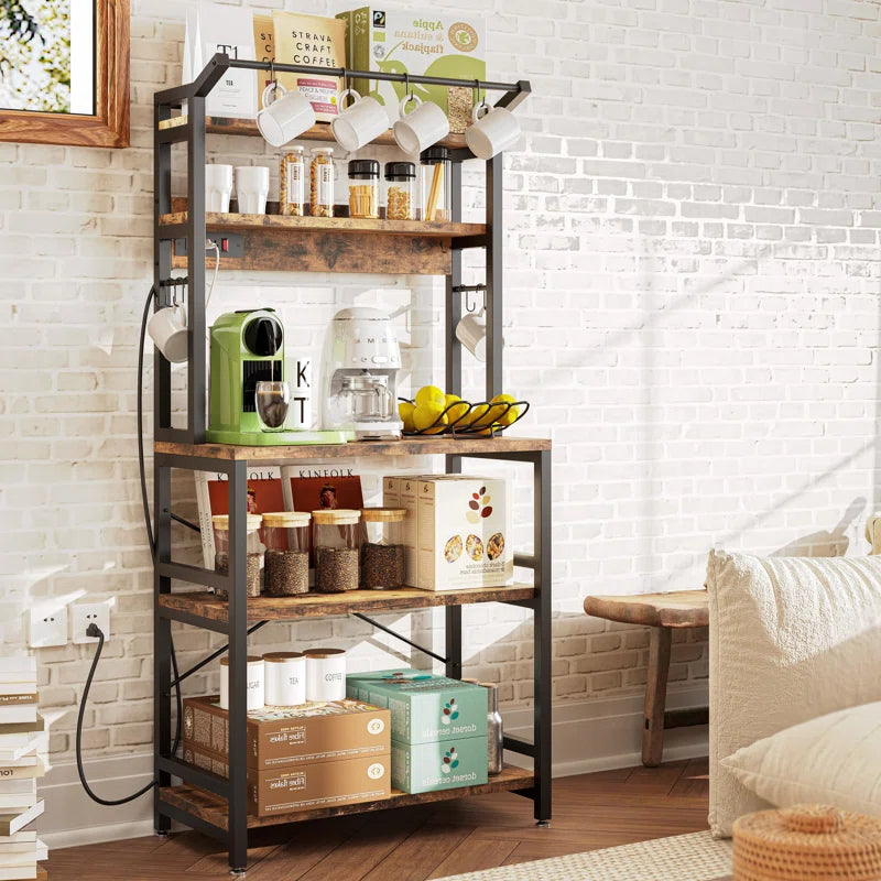 Kitchen Racks: 31'' Iron Standard Baker's Rack with Microwave Compatibility
