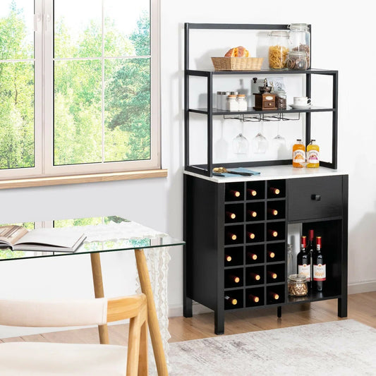 Kitchen Rack: 31'' Steel Standard Baker's Rack with Microwave Compatibility