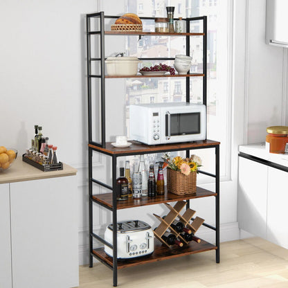 Kitchen Rack: 32'' Steel Standard Baker's Rack with Microwave Compatibility