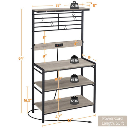 Kitchen Rack: 33'' Steel Standard Rack