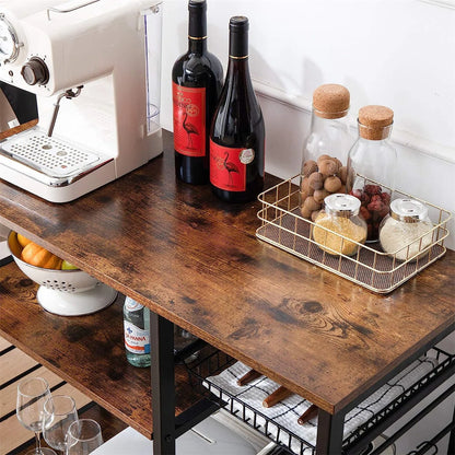 Kitchen Rack: 35.43'' Standard Baker's Rack with Microwave Compatibility