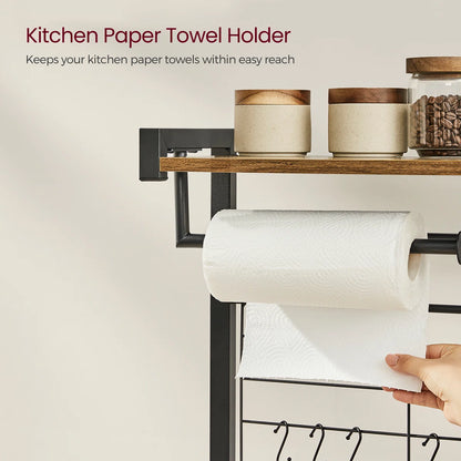 Kitchen Rack: 35.4'' Steel Standard Baker's Rack with Microwave Compatibility