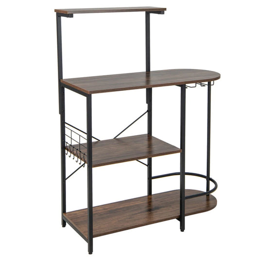 Kitchen Rack: 35'' Standard Iron Baker's Rack with Microwave Compatibility