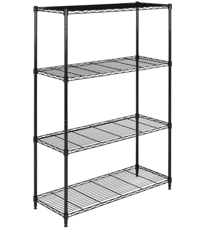 Kitchen Rack: 35'' W Plastic Height -Adjustable Shelving Unit