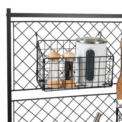 Kitchen Rack: 38'' Steel Standard Baker's Rack with Microwave Compatibility