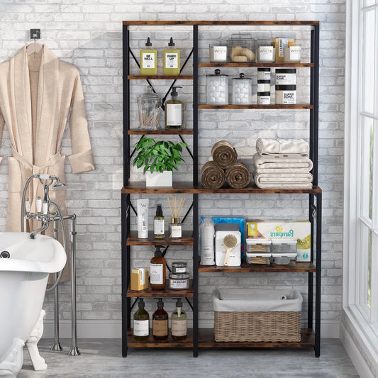 Kitchen Rack: 39.4'' Iron Standard Baker's Rack with Microwave Compatibility