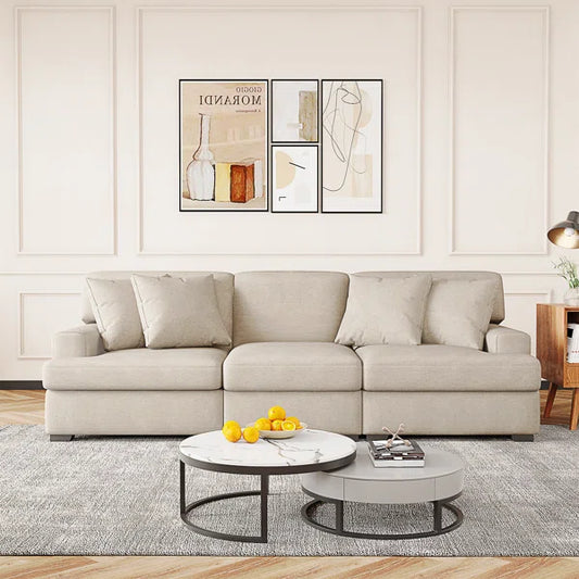 3 Seat Sofa with Removable Back, Couch, Couches, Sofas