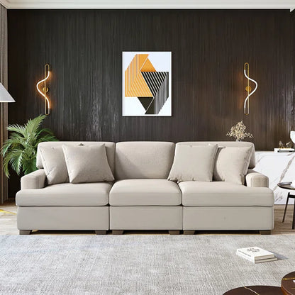 3 Seat Sofa with Removable Back, Couch, Couches, Sofas