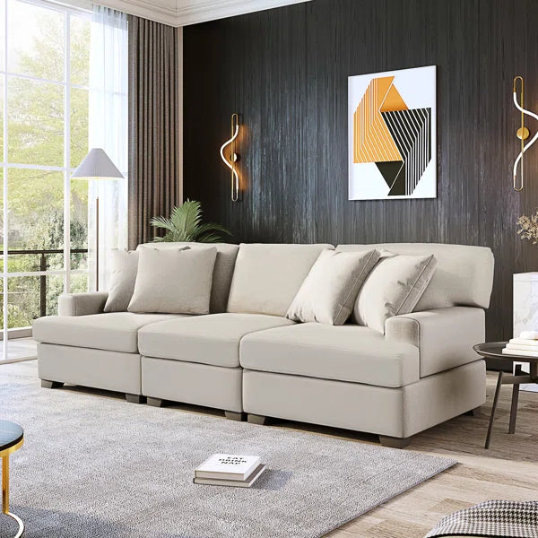 3 Seat Sofa with Removable Back, Couch, Couches, Sofas