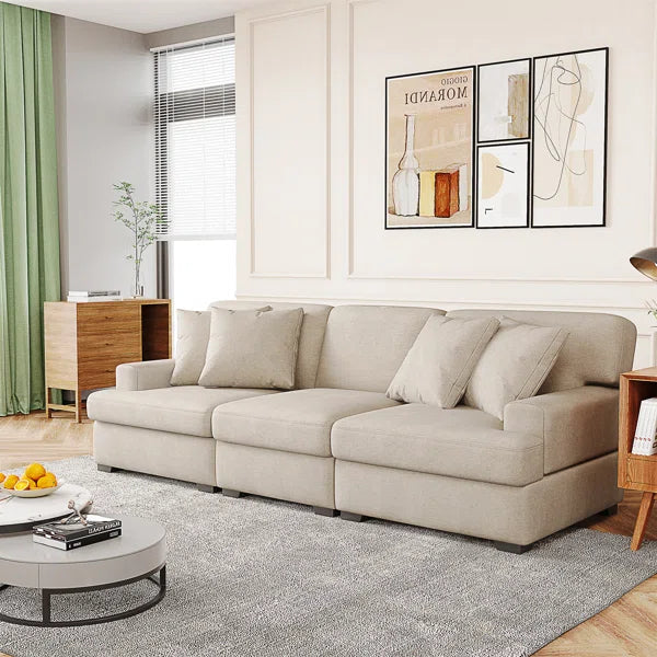3 Seat Sofa with Removable Back, Couch, Couches, Sofas