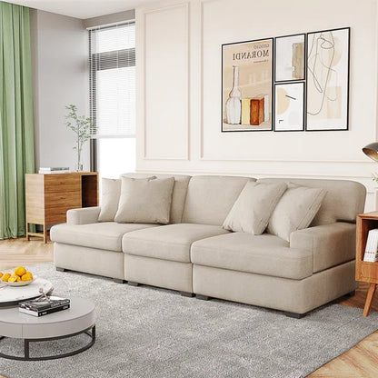 3 Seat Sofa with Removable Back, Couch, Couches, Sofas