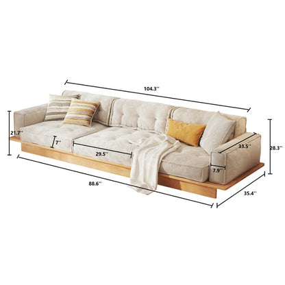 3 Seater Sofa: 104.3 Upholstered Sofa