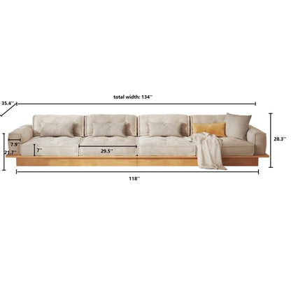 3 Seater Sofa: 104.3 Upholstered Sofa