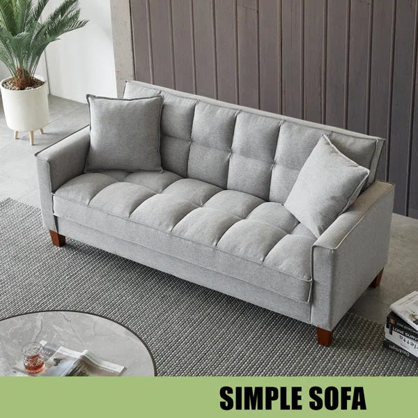 3 Seater Sofa: 22.8'' Upholstered Sofa