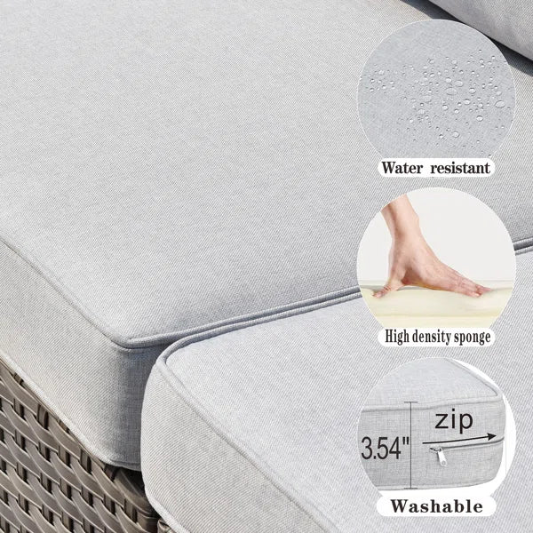3 seater Sofa: 72.83'' Outdoor Patio Sofa